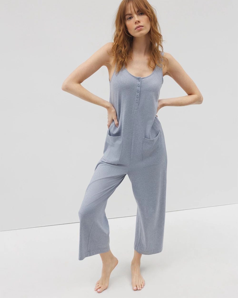 Most Loved Cotton Henley Jumpsuit