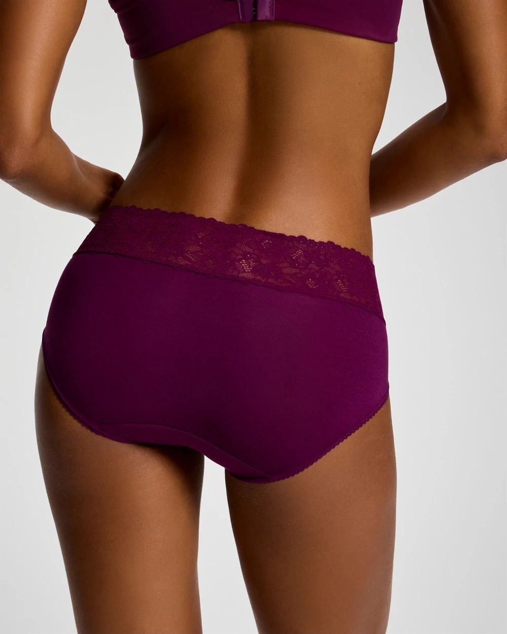 Hipster Panty with Perfect Lace Waist click to view larger image.