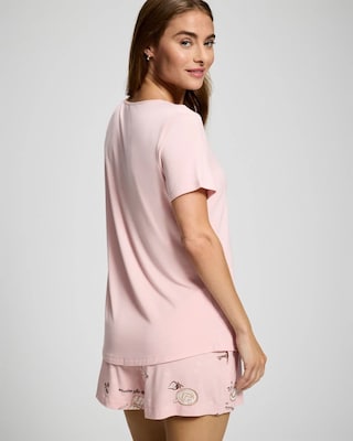 Short Sleeve and Short Pajama Set click to view larger image.