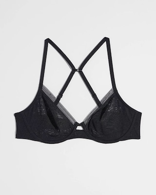 Soma Unlined Perfect Coverage Bra with Stretch Lace click to view larger image.