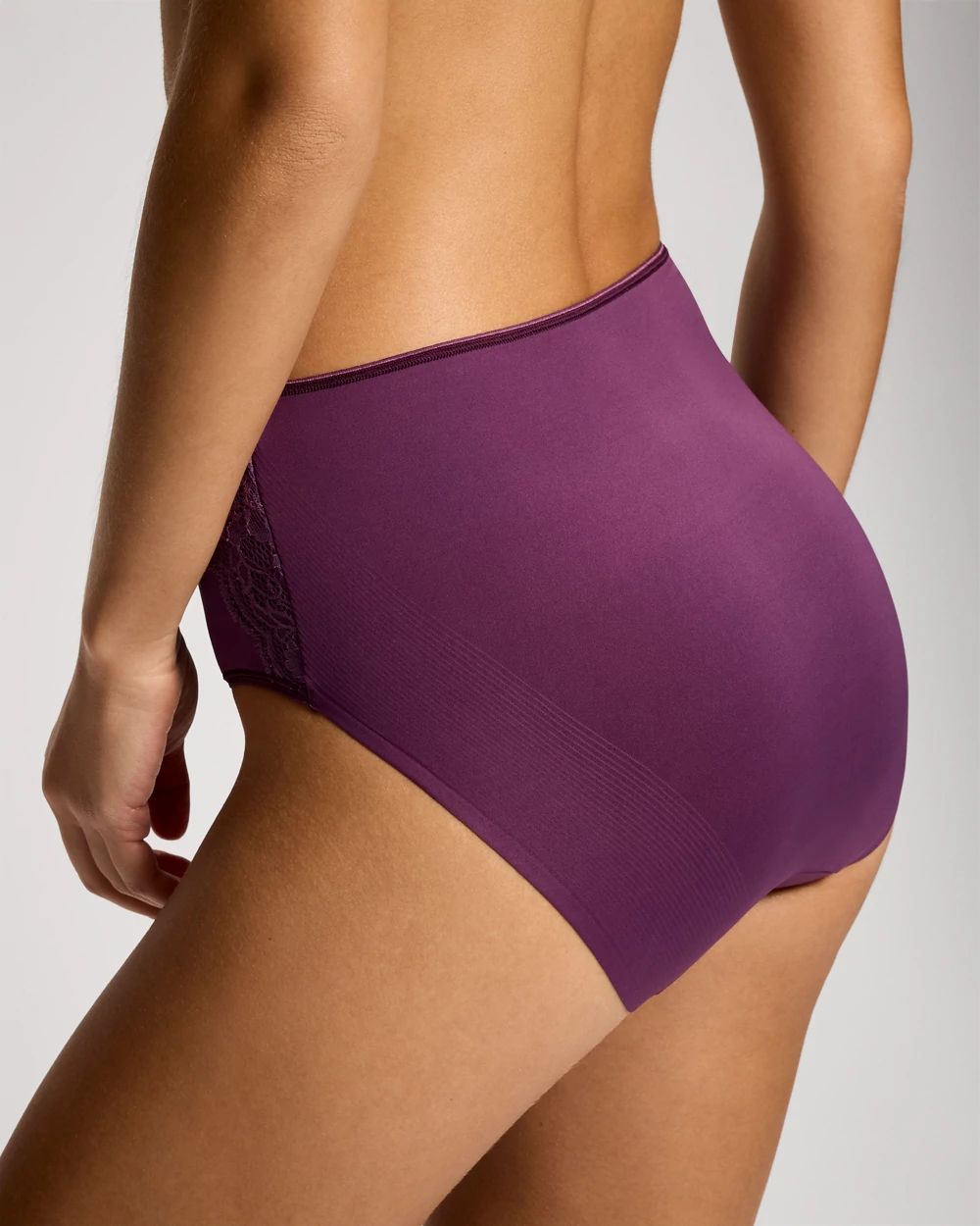 Modern Brief Panty with Lace click to view larger image.