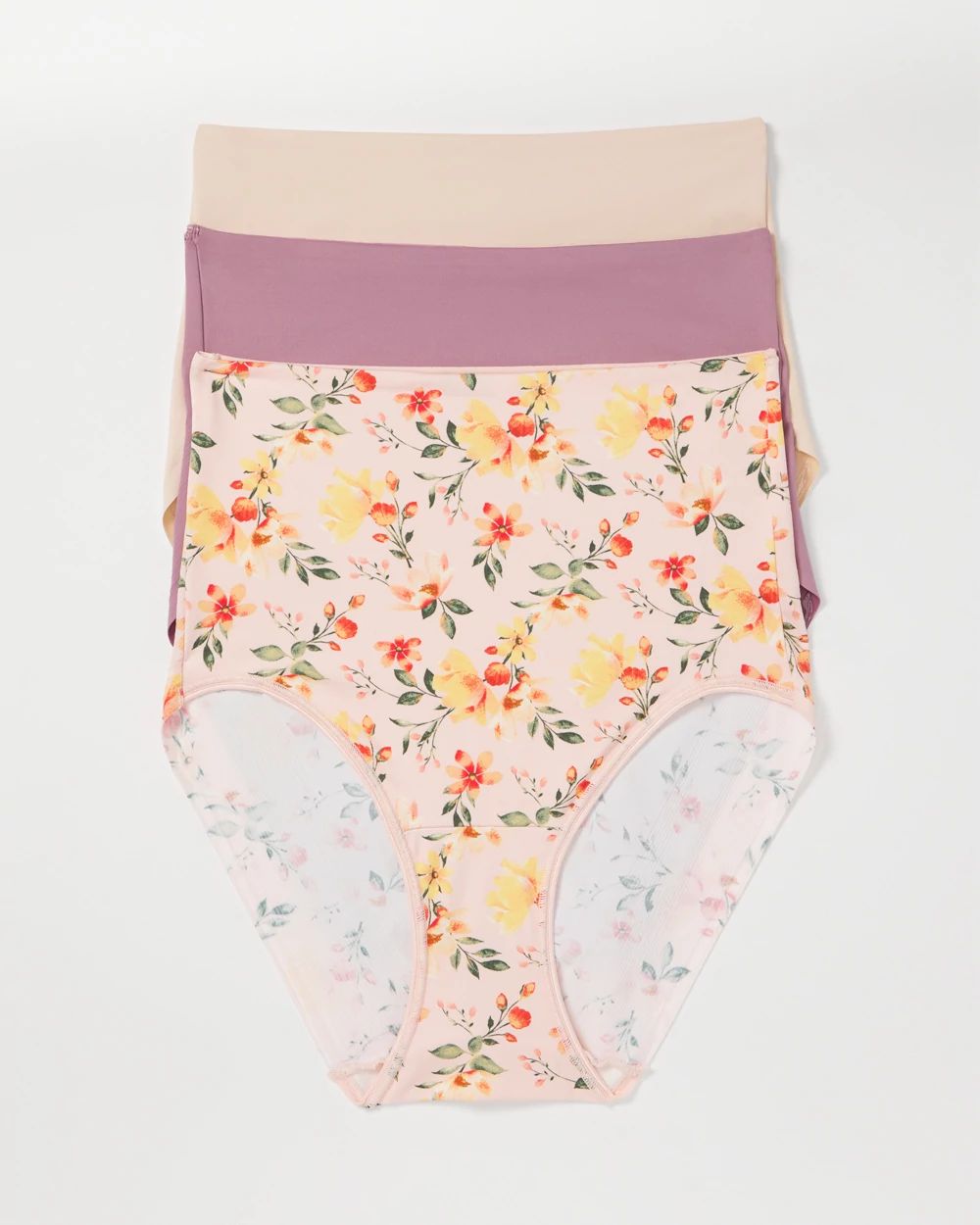 Tummy High-Waist Brief Panty 3 Pack