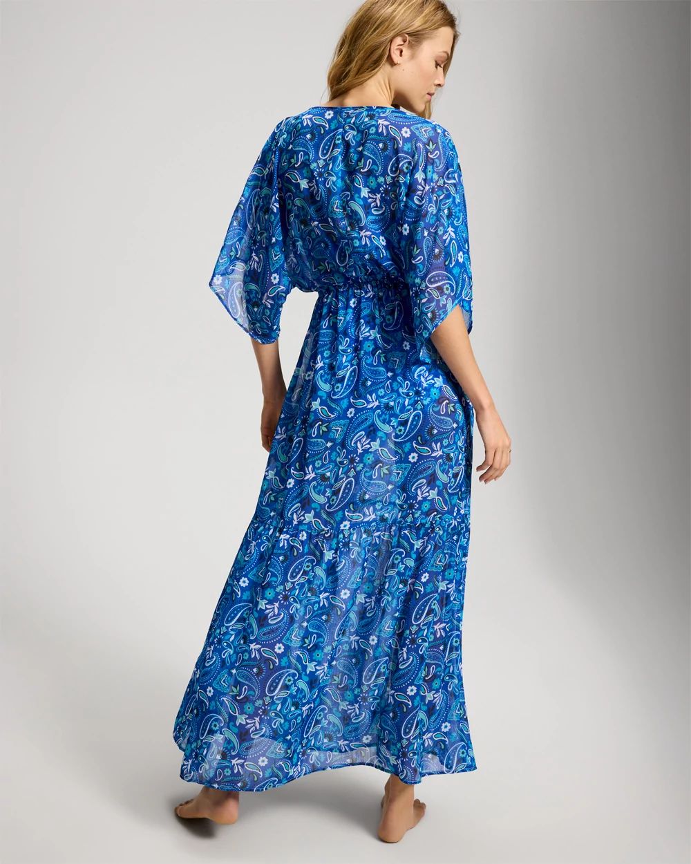Bleu Rod Beattie Meet Me in Sorrento Chiffon Cover Up Dress click to view larger image.