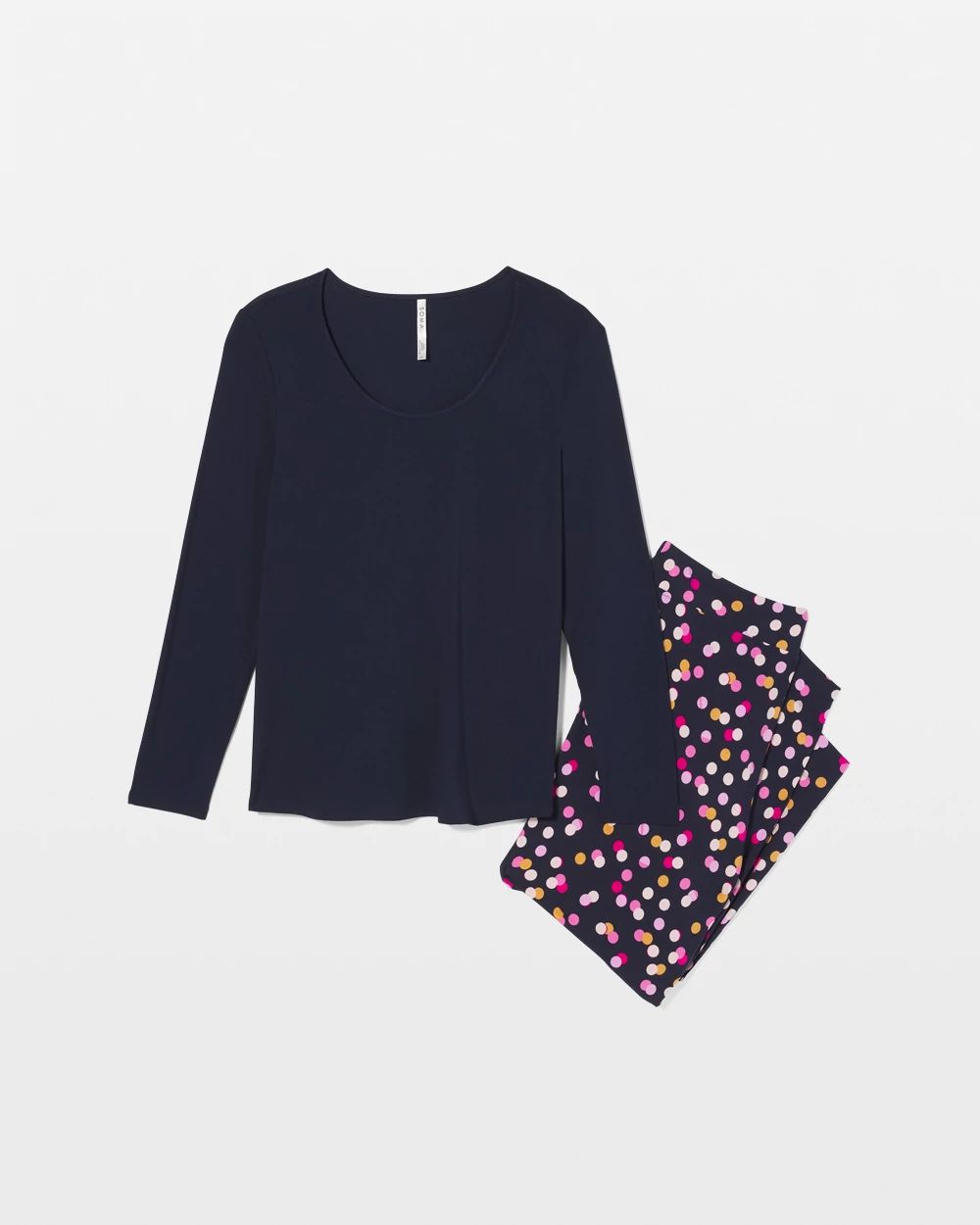 Cool Nights Packaged Long-Sleeve Pant Pajama Set