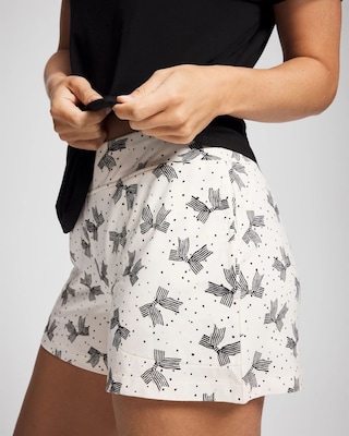 Packaged Short-Sleeve Short Pajama Set click to view larger image.