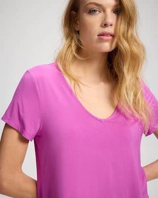 Short Sleeve Pajama Tee click to view larger image.