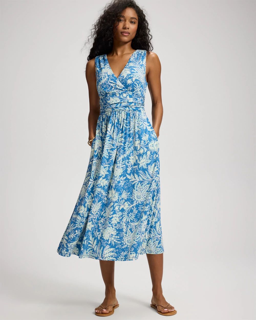Soft Jersey Goddess Midi Bra Dress