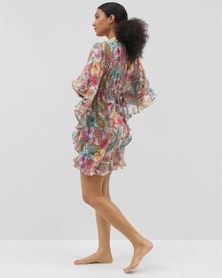 Bleu Rod Beattie All Set For Summer Chiffon Ruffle Caftan click to view larger image.
