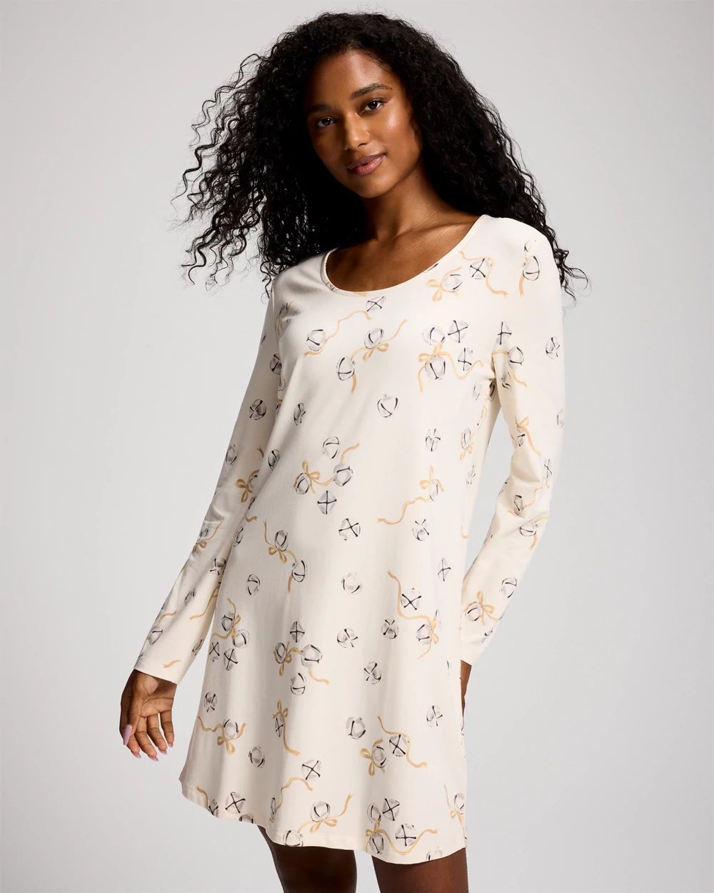 Long-Sleeve Sleepshirt