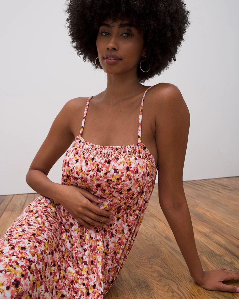 Soft Jersey Flowy Short Dress