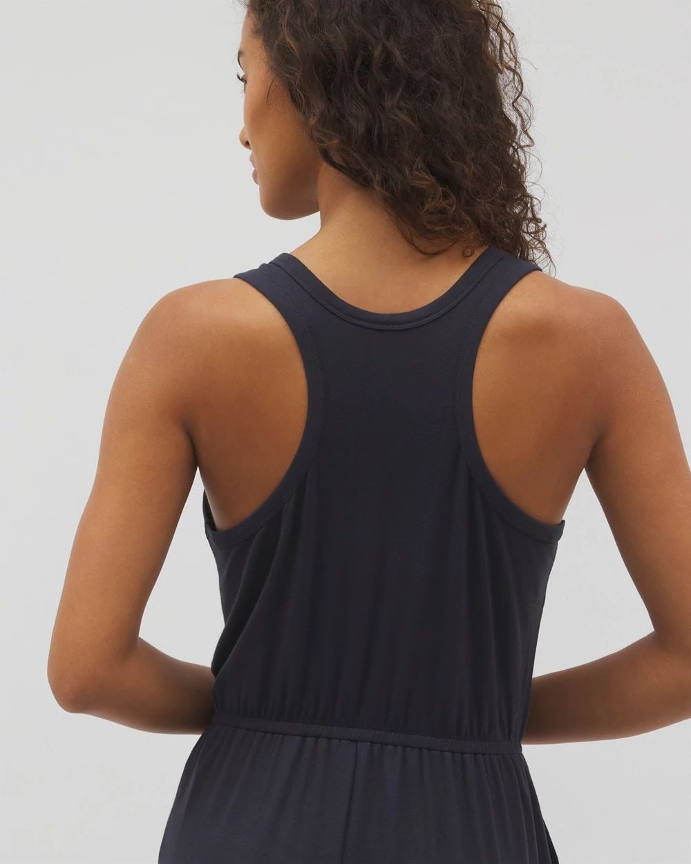 Lightweight Terry Crop Jumpsuit