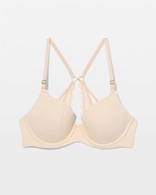 Perfect Coverage Convertible Bra with Lace back click to view larger image.