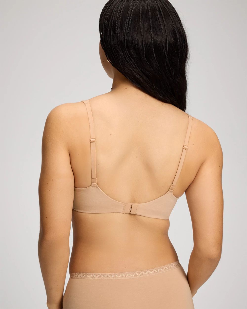 Modern Cotton Unlined Perfect Coverage Bra click to view larger image.