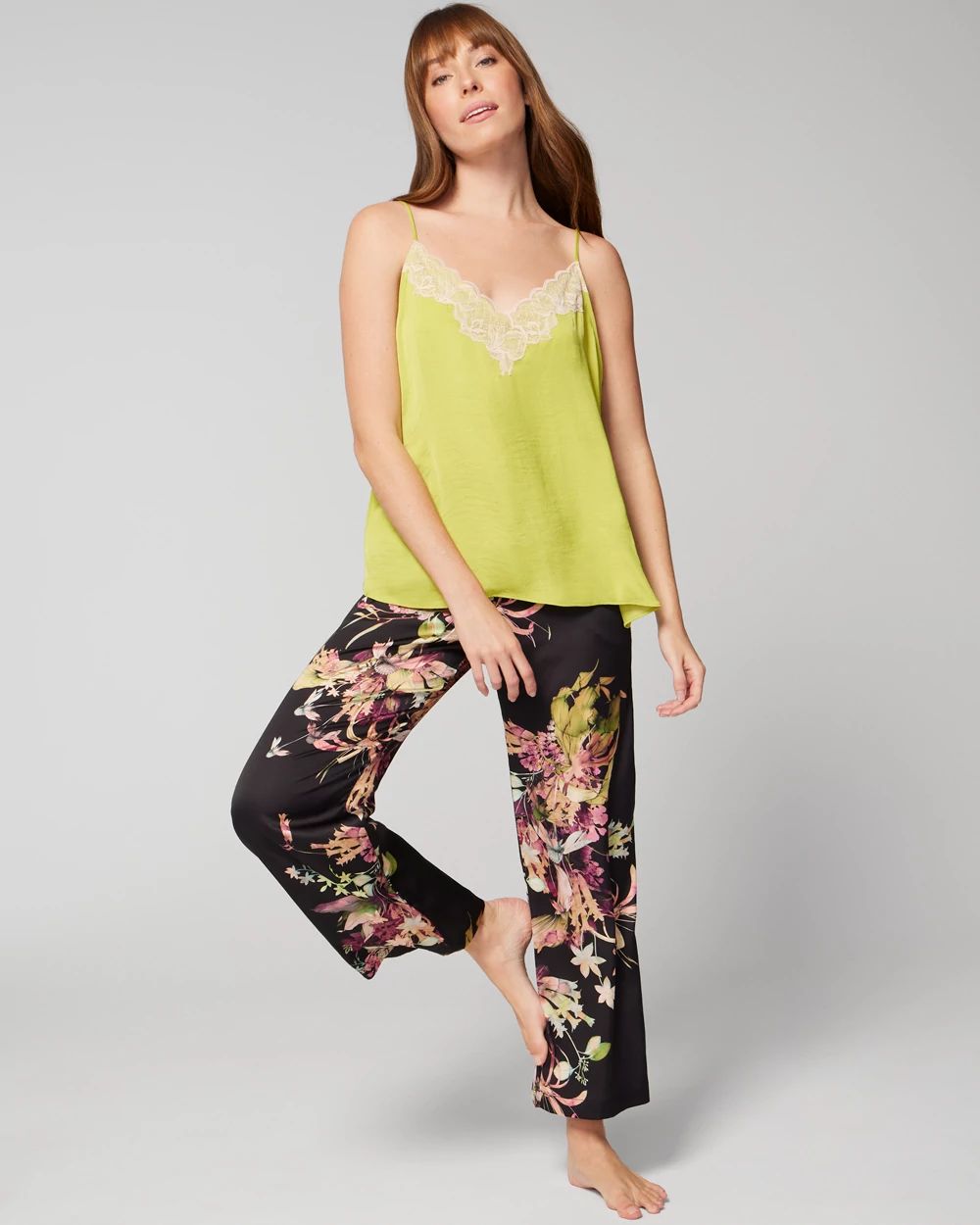 Lace-Trim Pajama Cami click to view larger image.