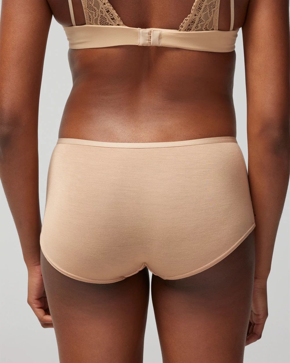 Boyshort Panty with Enchanting Lace click to view larger image.