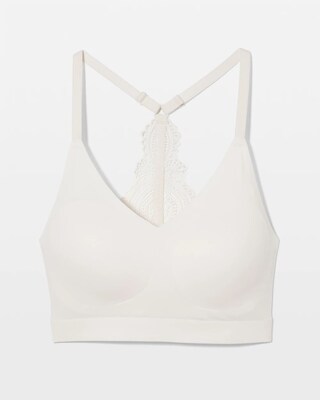 Racerback Bralette with Lace Back click to view larger image.