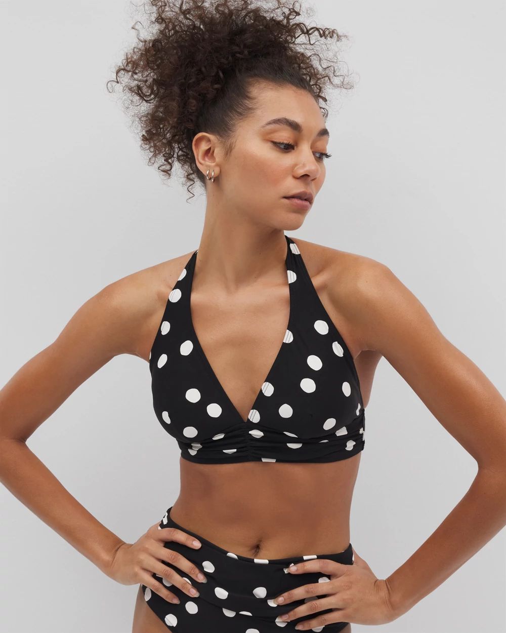 Soma Swim Shirred Halterkini Top