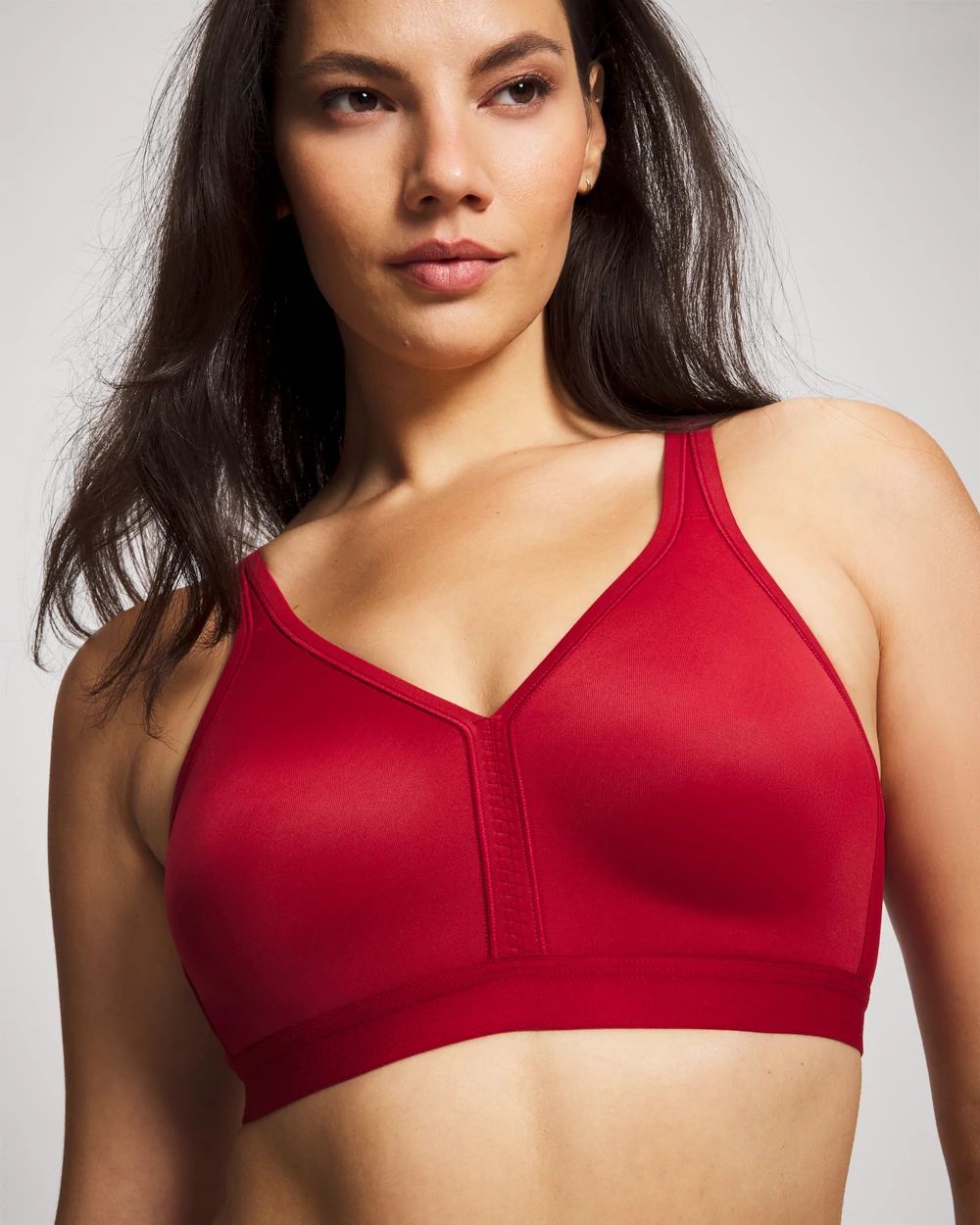 Wireless Unlined Full Coverage Bra click to view larger image.