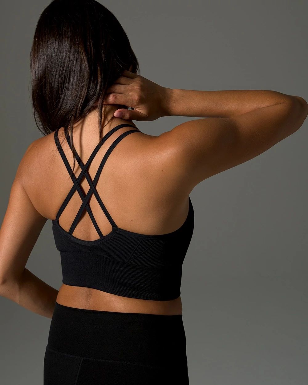 Longline Bra with Strappy Back click to view larger image.
