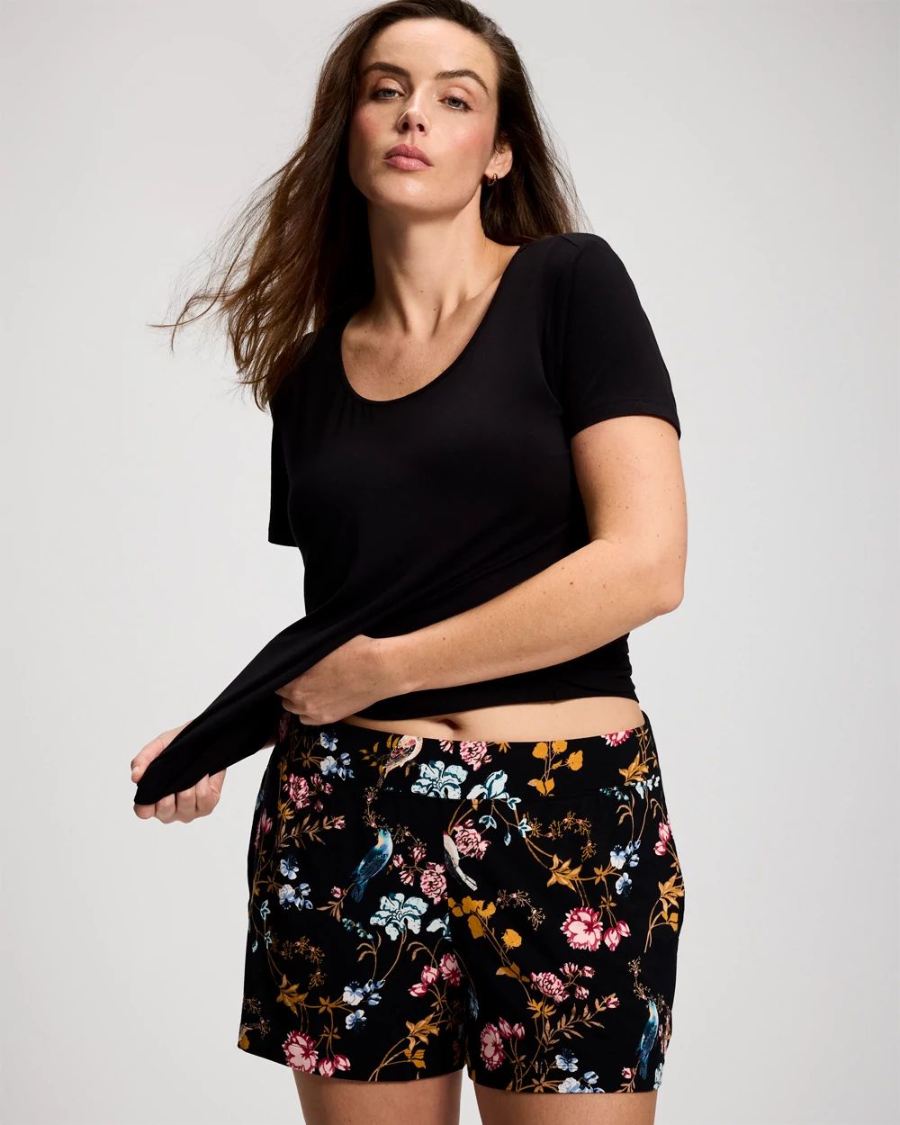Cool Nights Short Sleeve and Short Pajama Set
