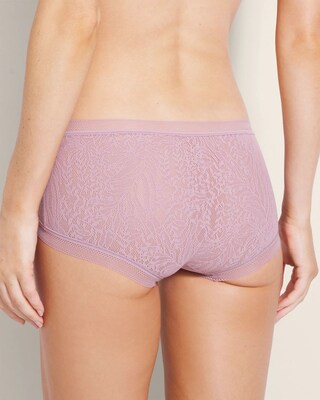 Soma Boyshort Panty with Stretch Lace click to view larger image.