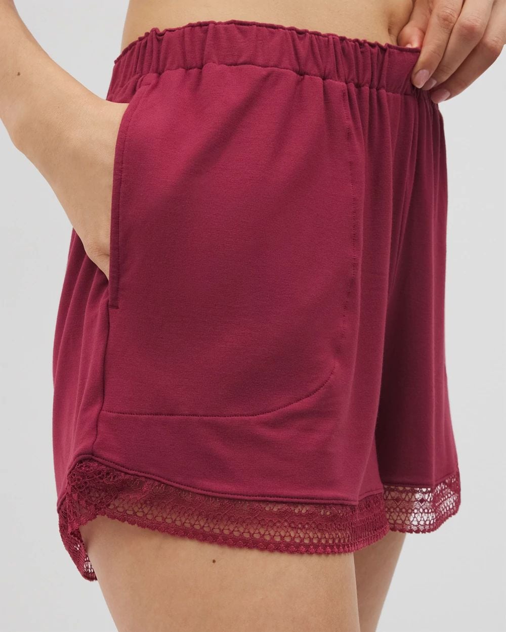 Cool Nights Geo Lace Pajama Short