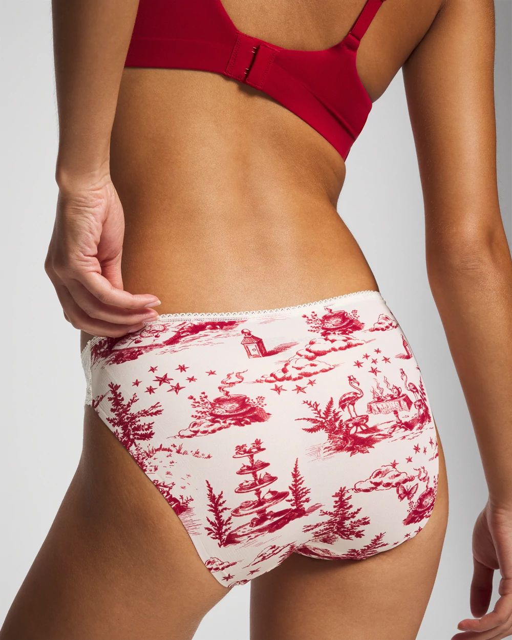 Bikini Panty with Lace click to view larger image.