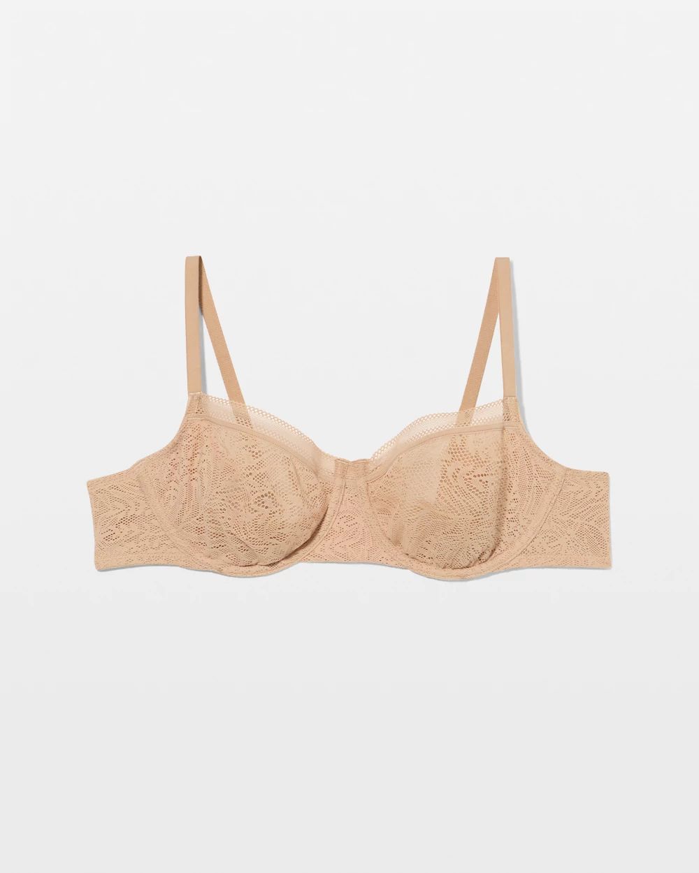Soma Unlined Balconette Bra with Stretch Lace click to view larger image.