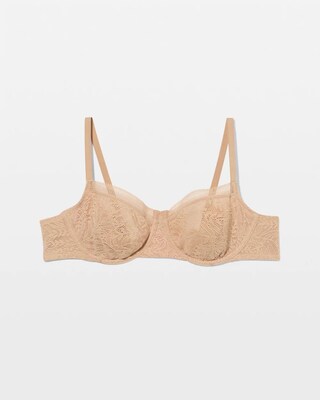 Soma Unlined Balconette Bra with Stretch Lace click to view larger image.