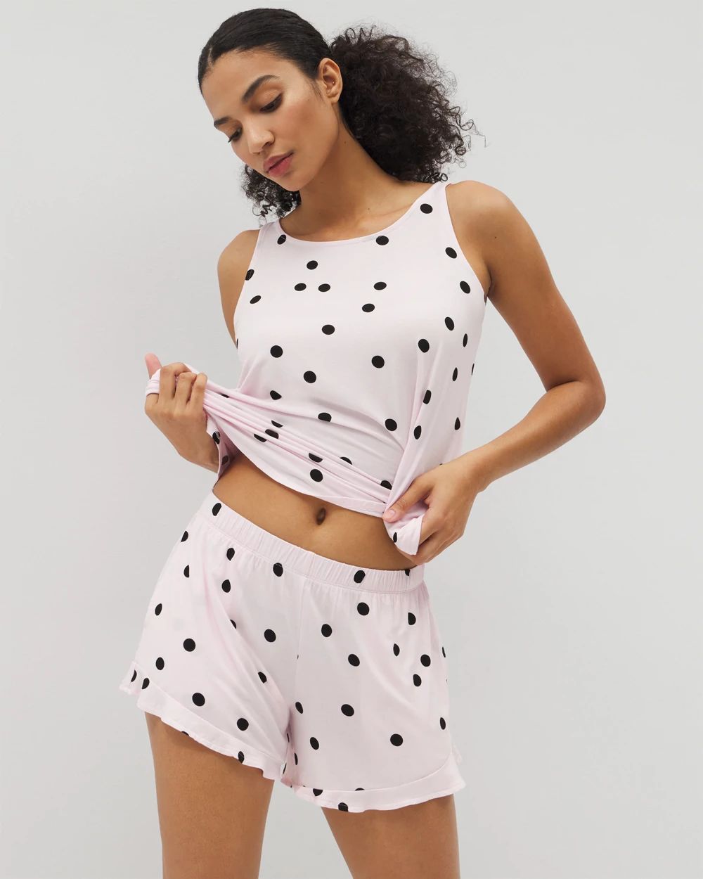 Cool Nights Ruffle Pajama Shorts