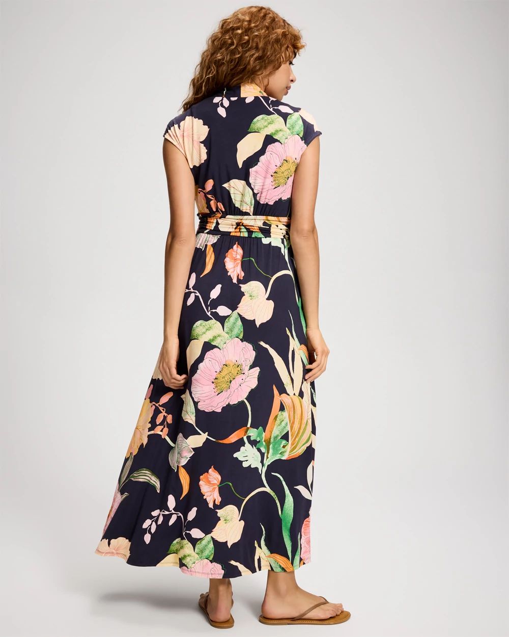 Soft Jersey Serenity Cap Sleeve Maxi Bra Dress