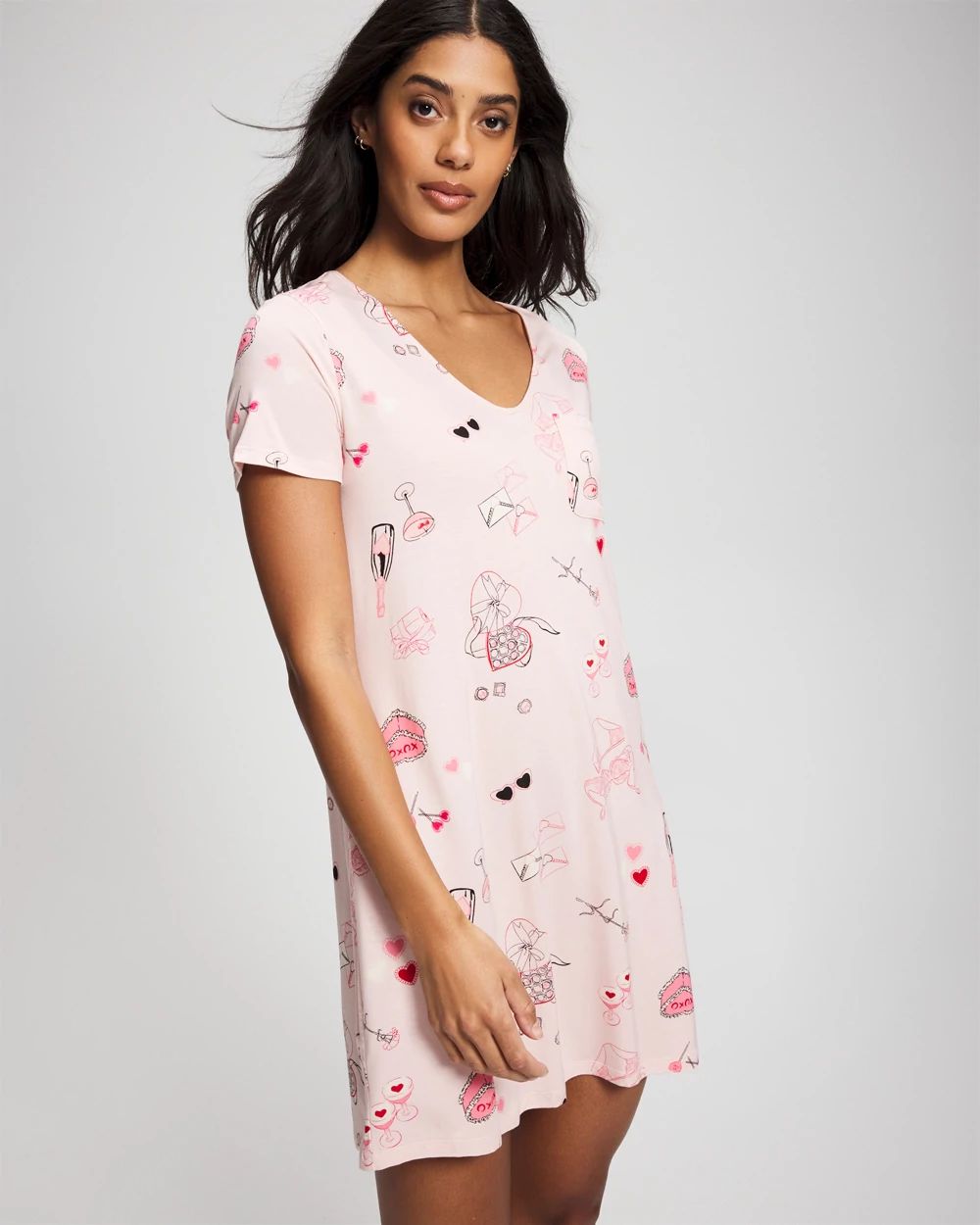 Cool Nights Short Sleeve Sleepshirt