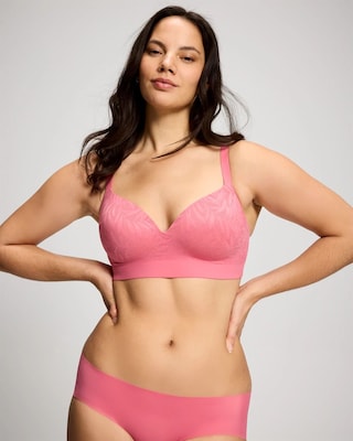 Wireless Bra with Lace click to view larger image.