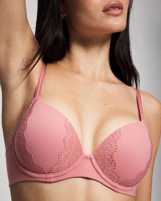 Enchanting Lace Trim Bra click to view larger image.