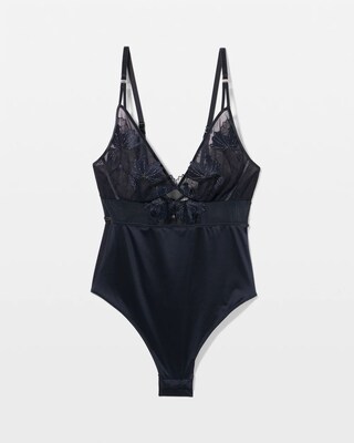 Soma’s Sexiest Luster Knit Embroidered Bodysuit click to view larger image.