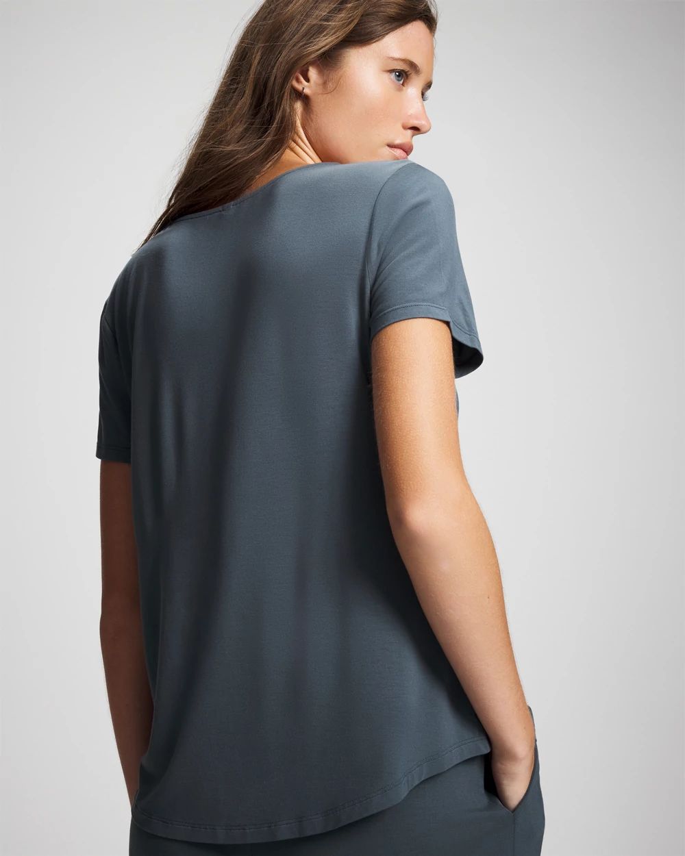 Short Sleeve Pajama Tee click to view larger image.