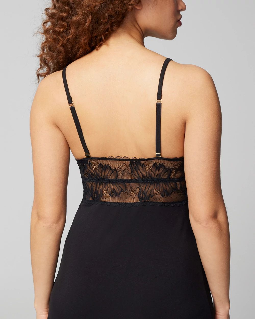 Chemise with Plunge Neckline click to view larger image.