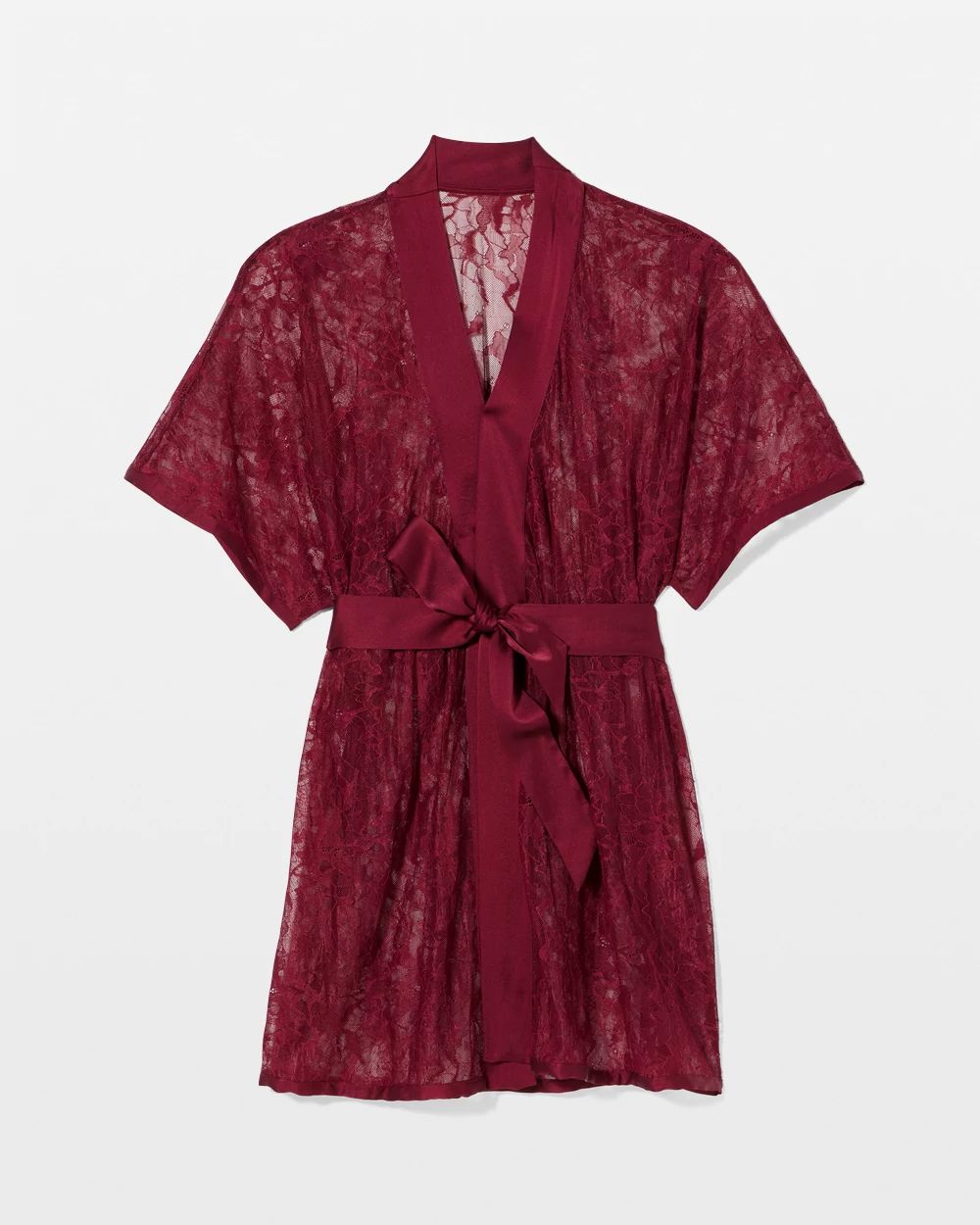 Soma's Sexiest Lace And Silk Robe