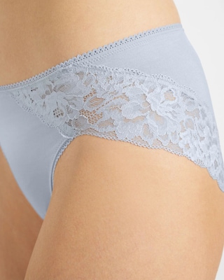 High-Leg Panty with Signature Lace click to view larger image.