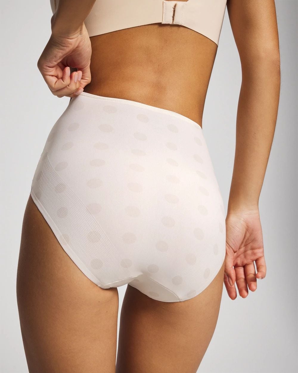Vanishing Tummy High-Waist Brief Panty with Lace