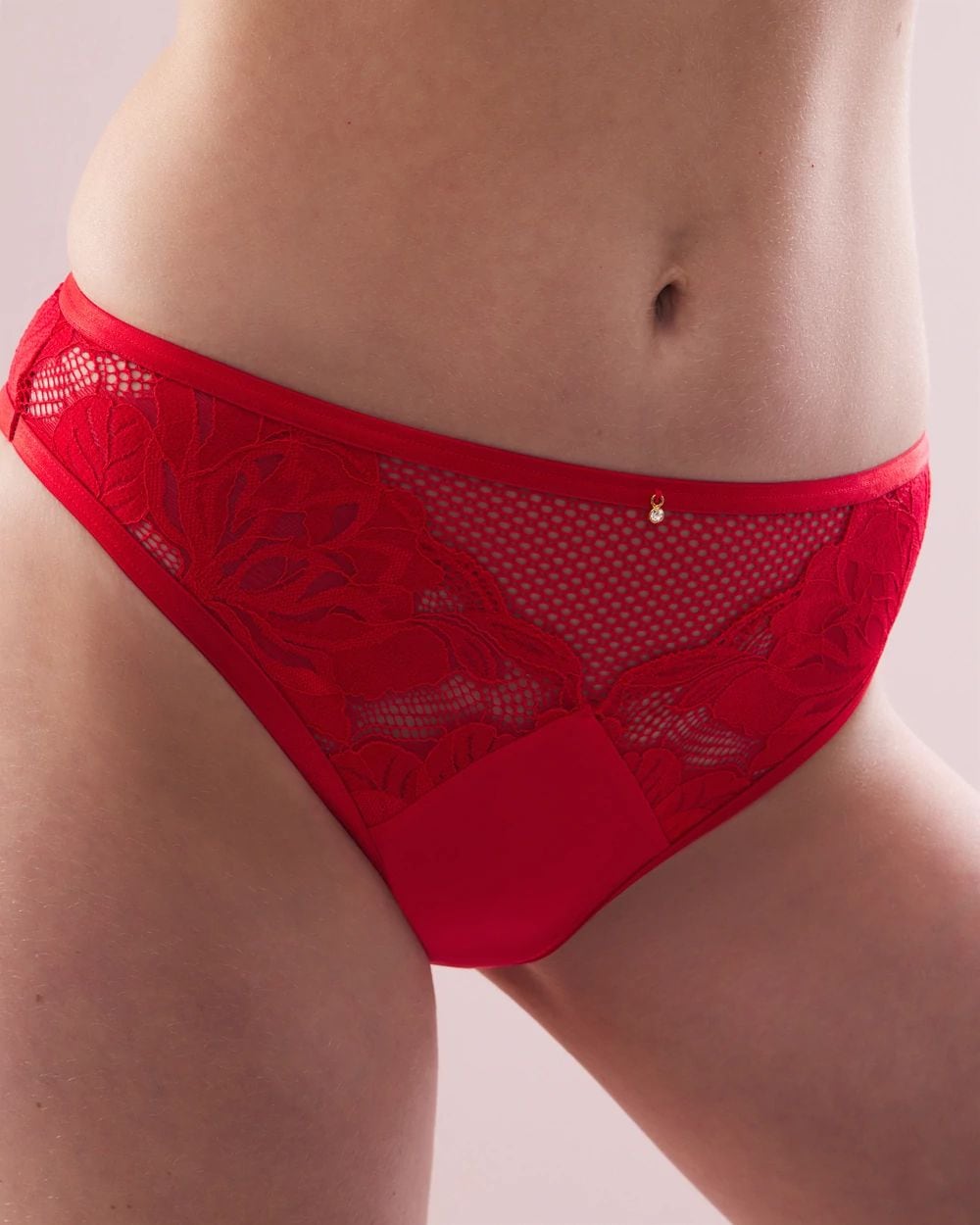 Soma's Sexiest French-Cut Brief Panty with Mesh and Lace