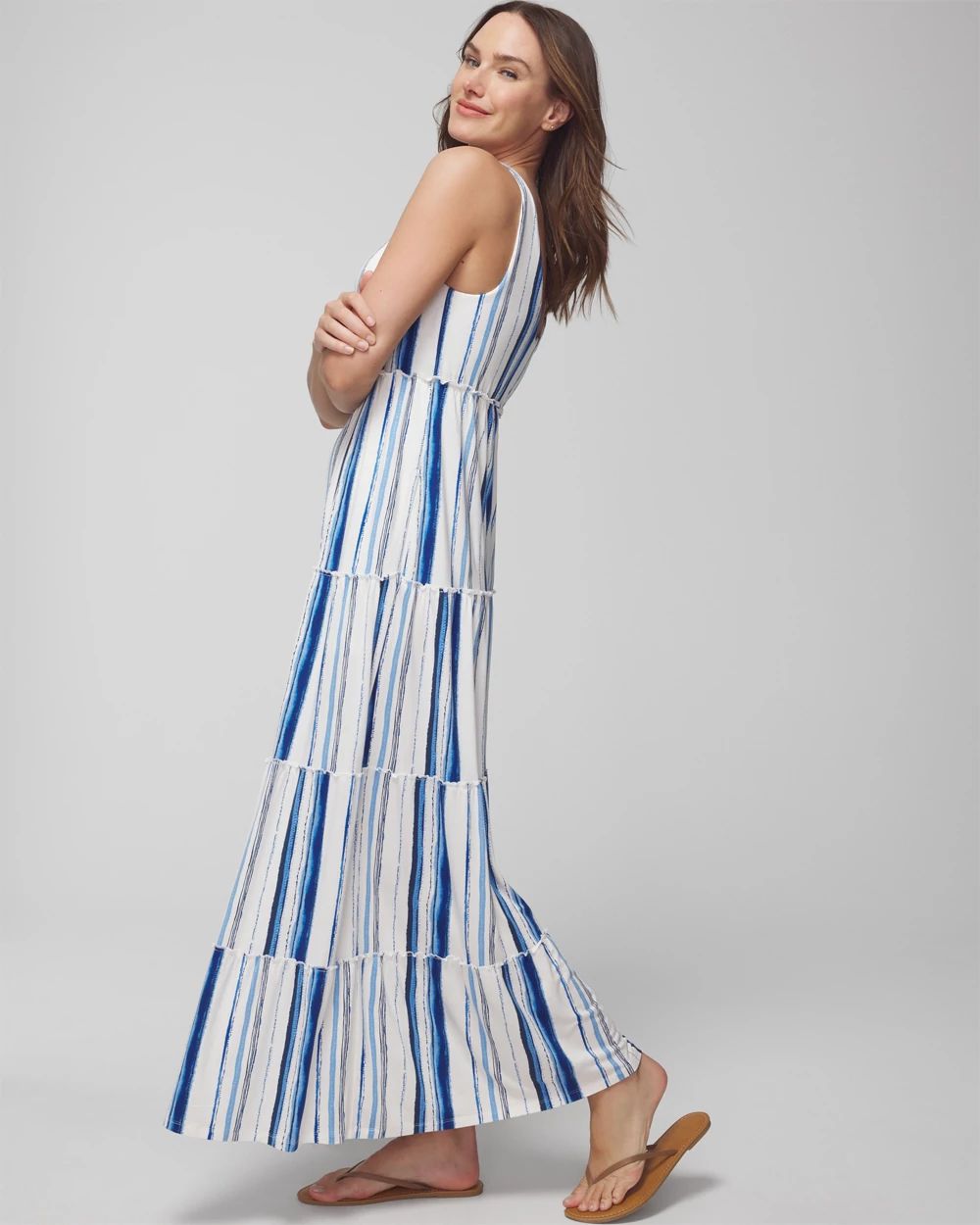 Tiered Maxi Bra Dress