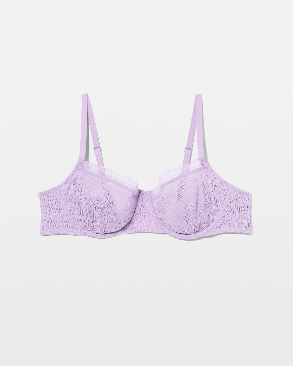 Soma Unlined Balconette Bra with Stretch Lace click to view larger image.