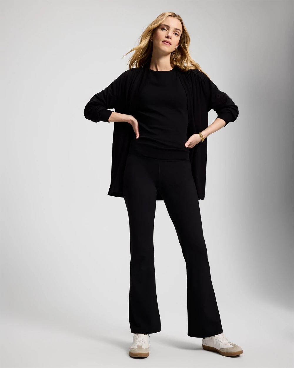High-Waist Flare Leggings click to view larger image.