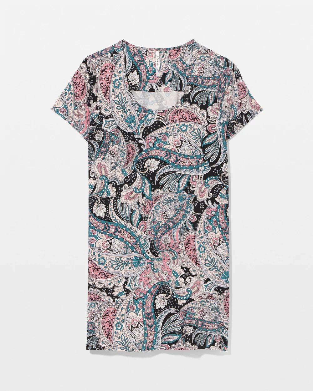 Short Sleeve Scoop Neck Sleepshirt click to view larger image.