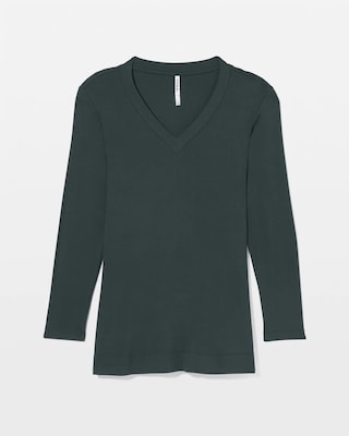 Long-Sleeve Pajama Tunic click to view larger image.