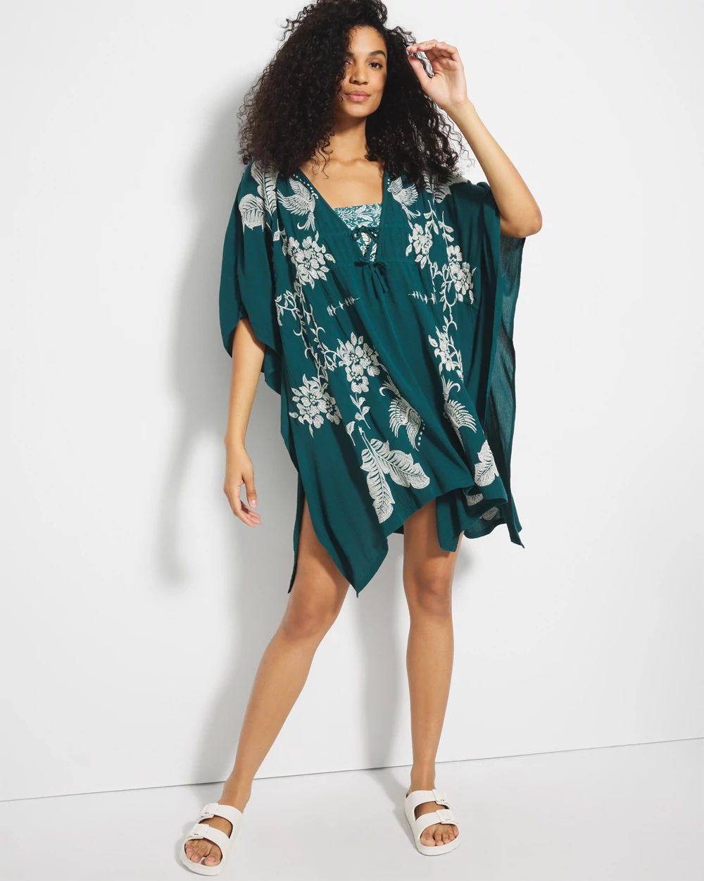 Soma Swim Embroidered Cover-Up