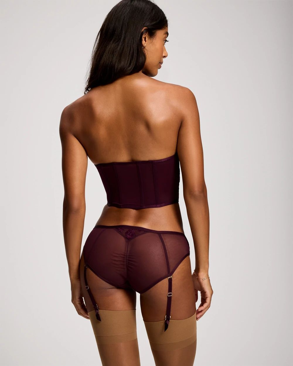 Midnight Flora Hipster Panty