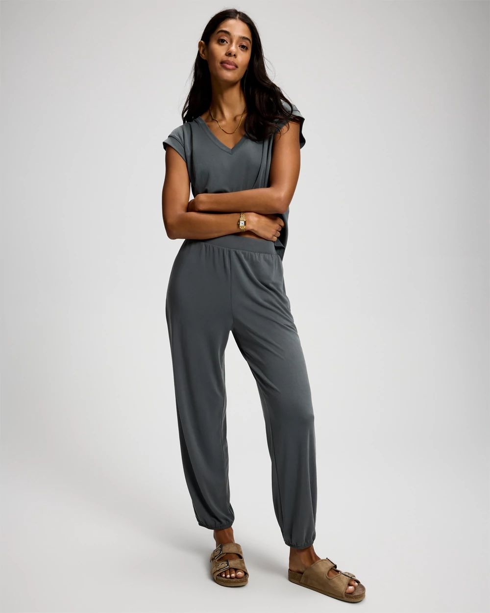 Modern Modal Relaxed Harem Pants