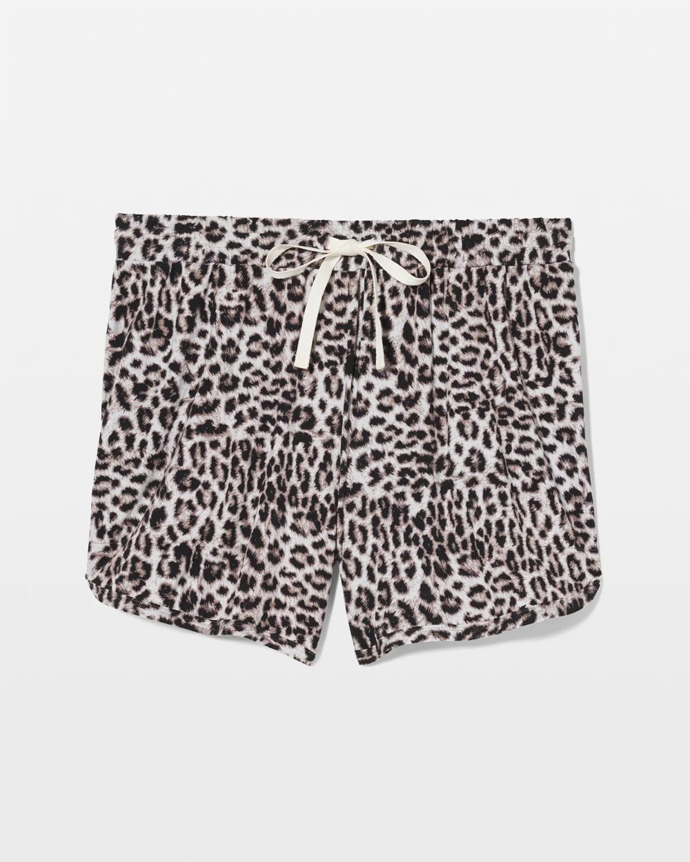 Cool Nights Curved Hem Pajama Shorts